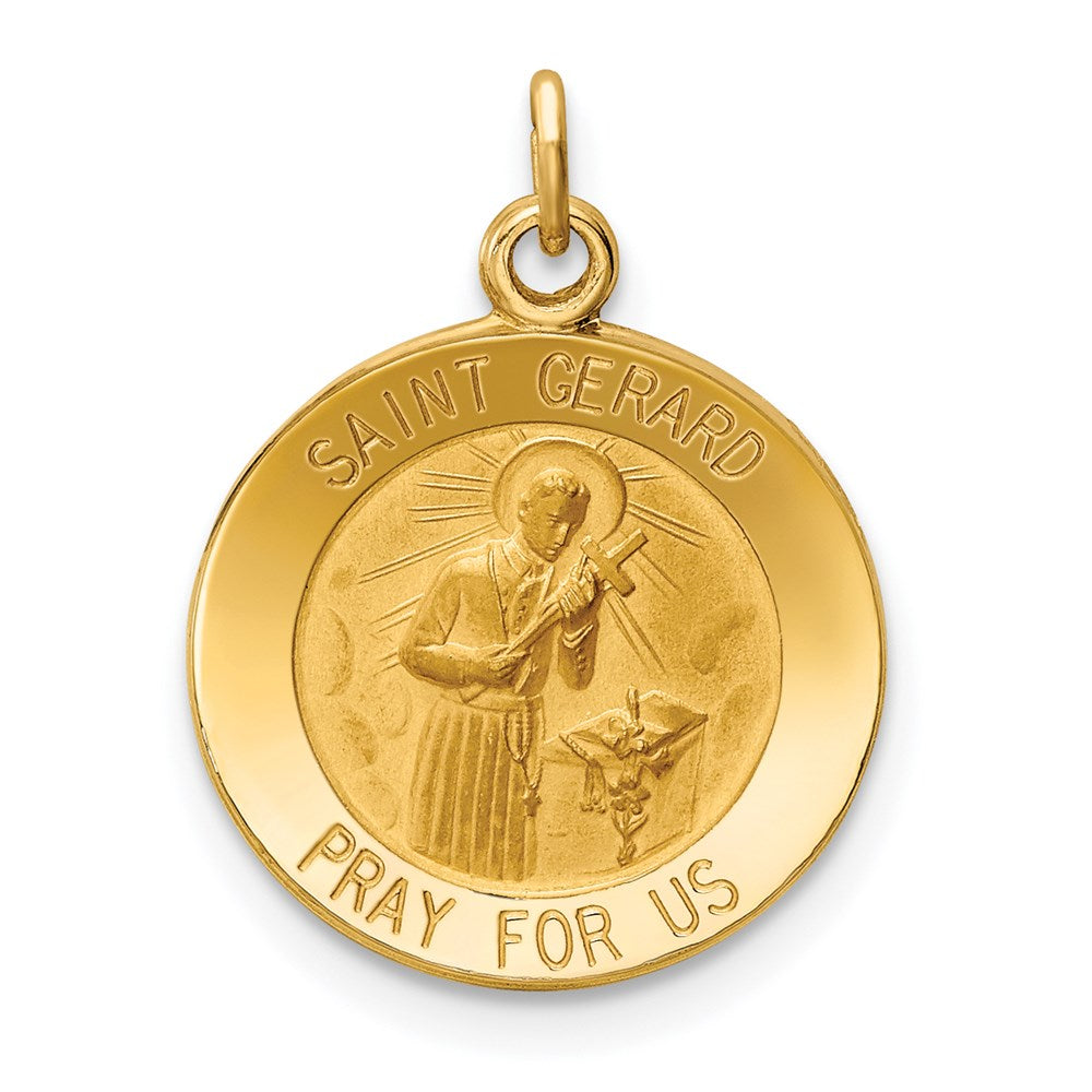 Charlie & Co Jewelry | 14k Saint Gerard Medal Charm - Model XR406