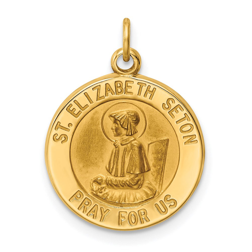 Charlie & Co Jewelry | 14k Saint Elizabeth Seton Medal Charm - Model XR413