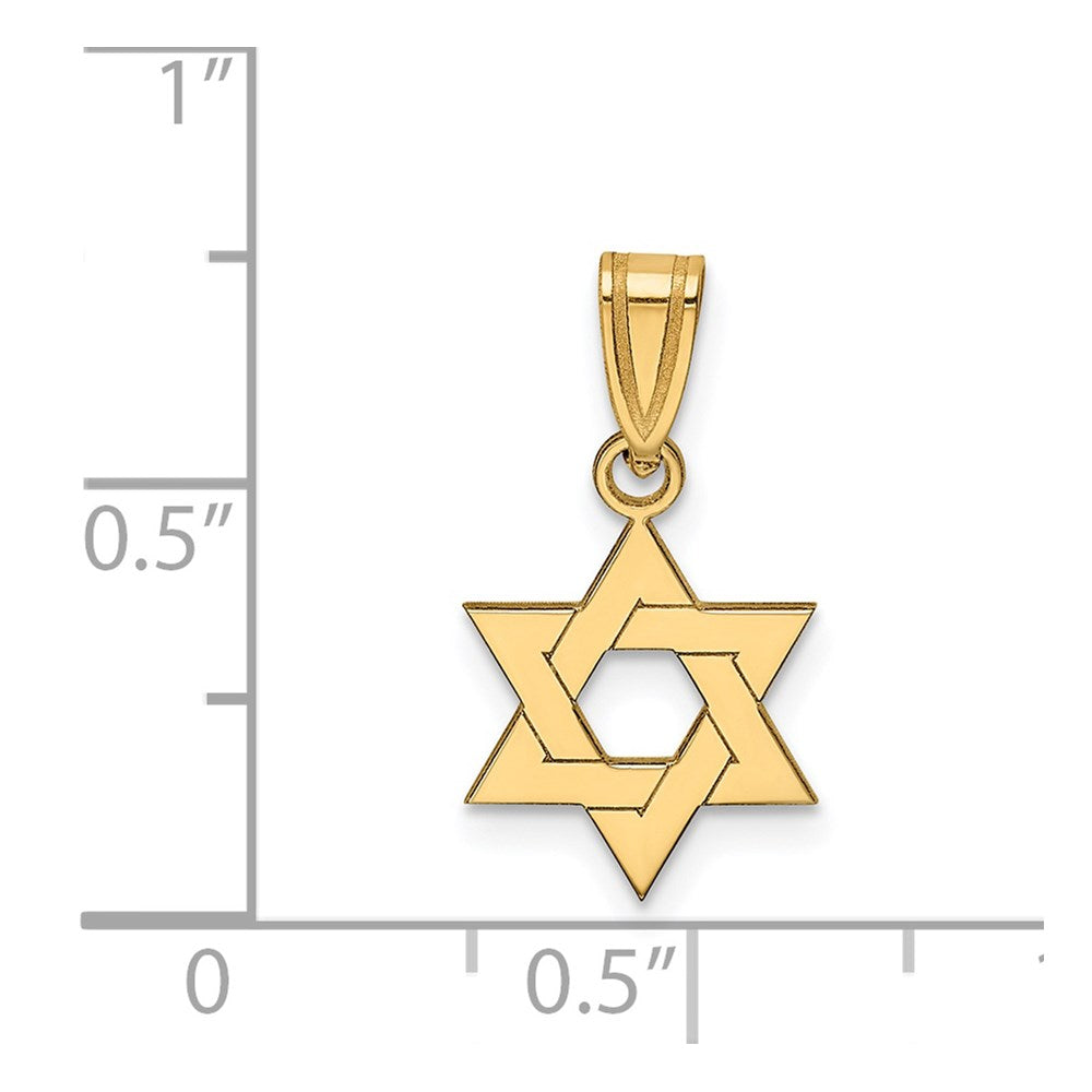 Charlie & Co Jewelry | 14k Star Of David Pendant - Model XR418