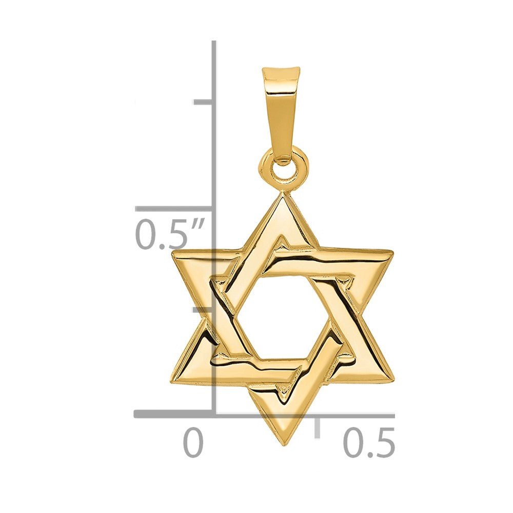 Charlie & Co Jewelry | 14k Star Of David Pendant - Model XR419