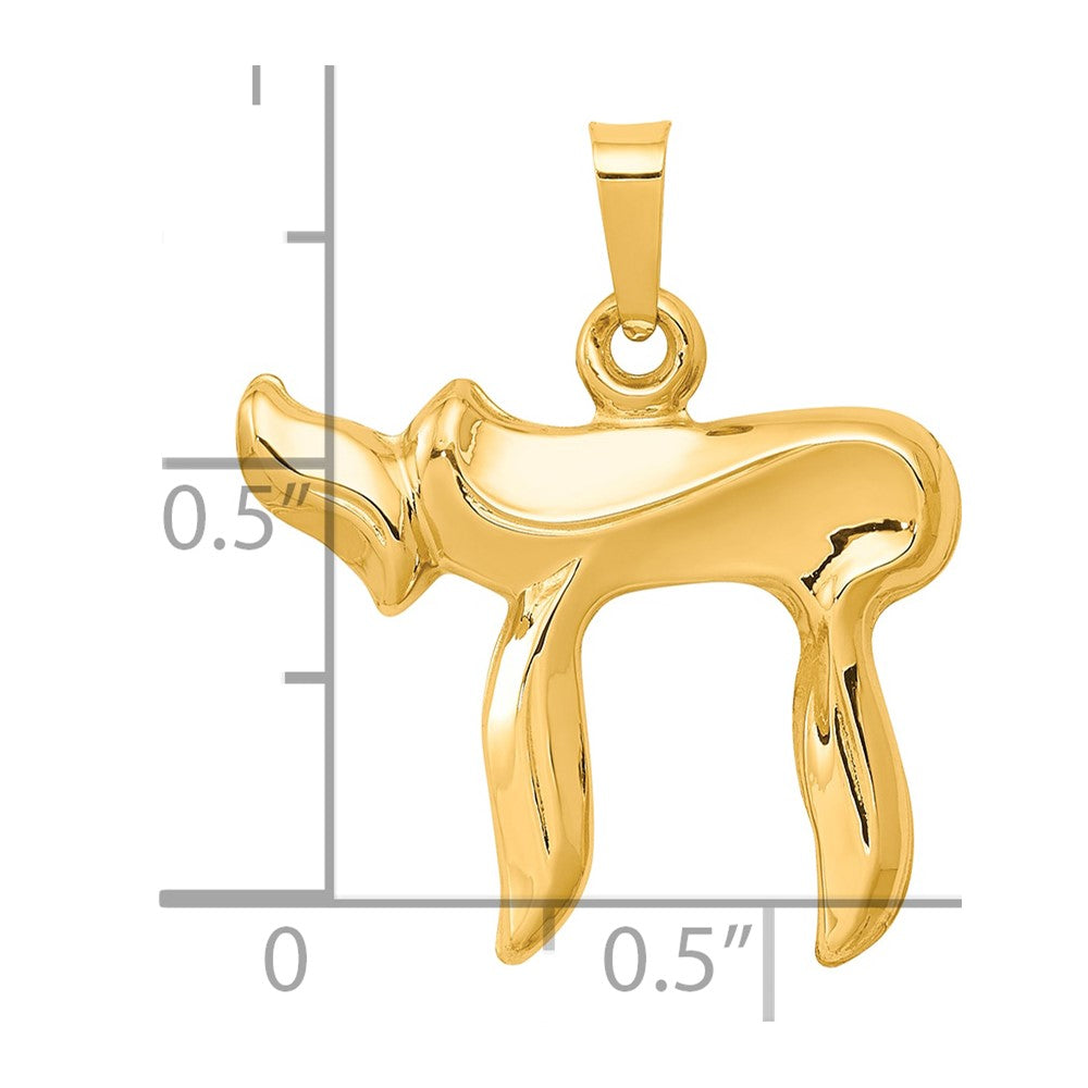 Charlie & Co Jewelry | 14k Chai Pendant - Model XR420
