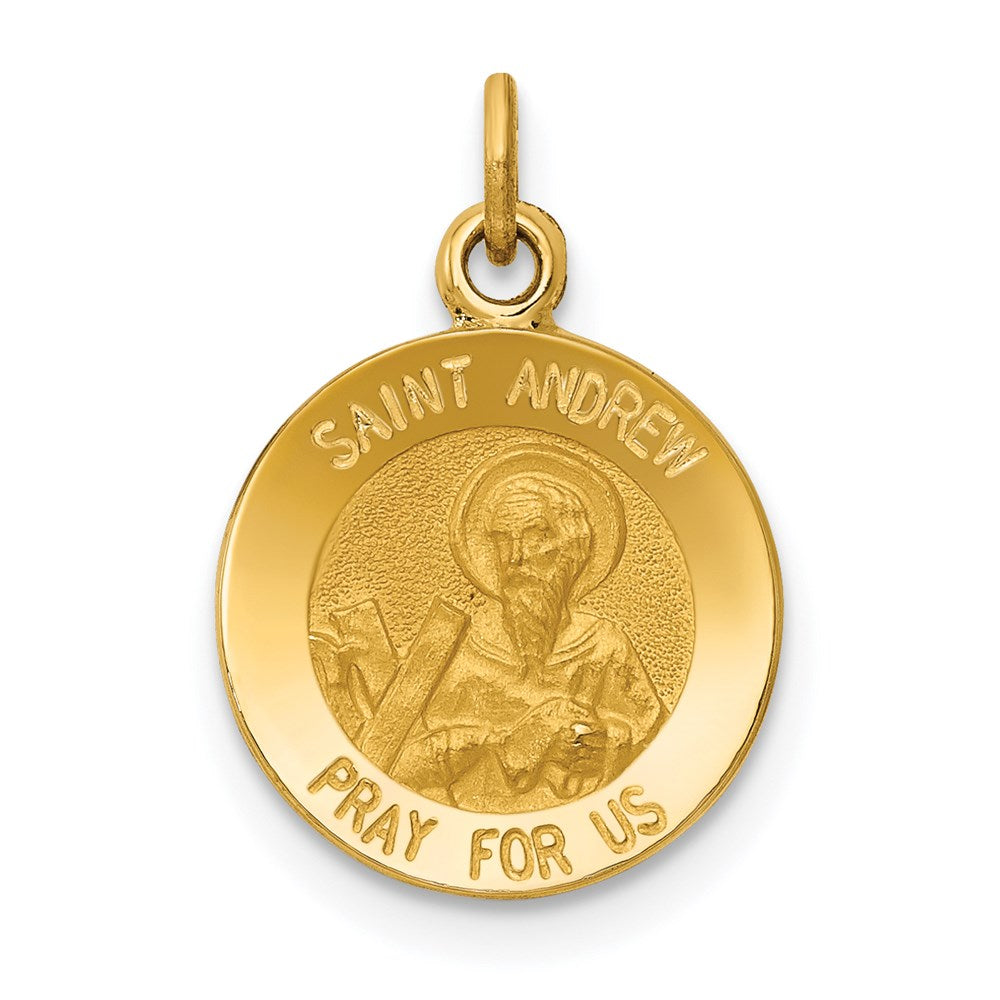 Charlie & Co Jewelry | 14k Saint Andrew Medal Charm - Model XR615