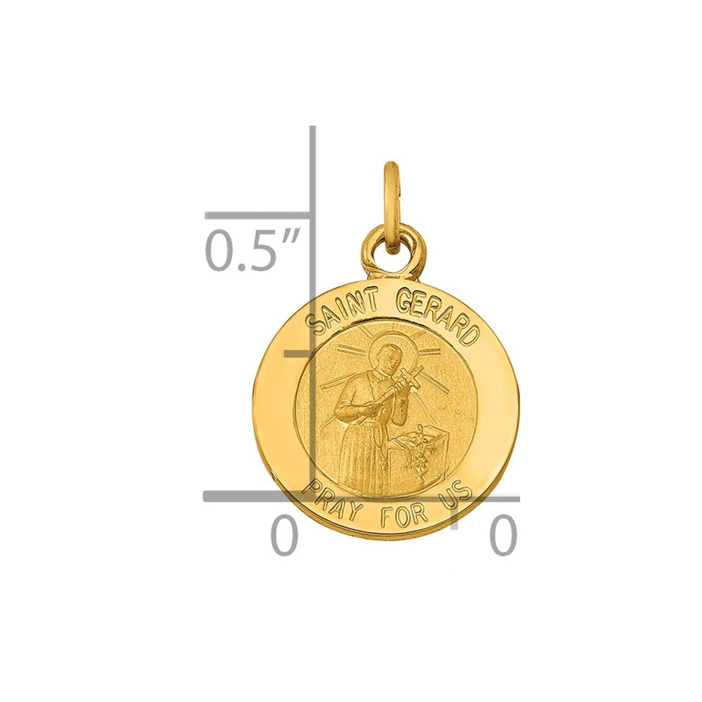 Charlie & Co Jewelry | 14k Saint Gerard Medal Charm - Model XR623