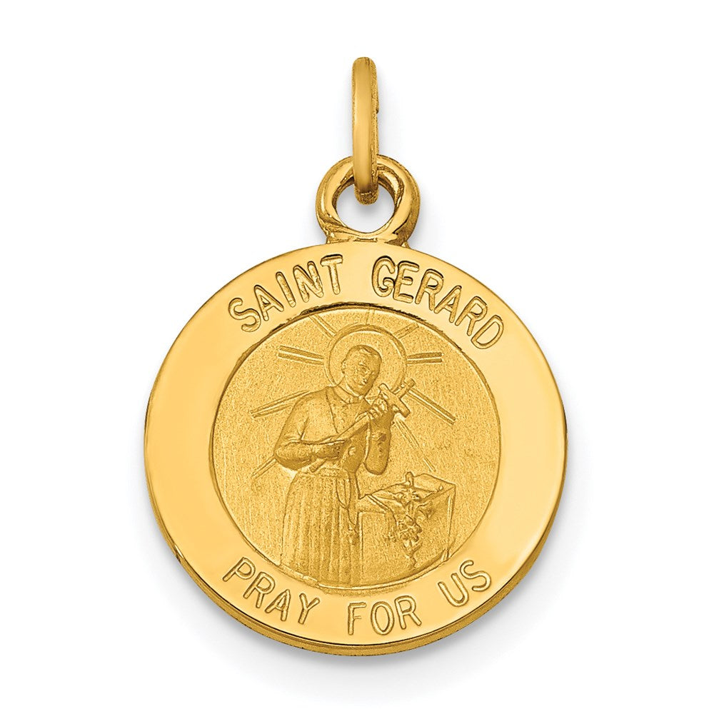 Charlie & Co Jewelry | 14k Saint Gerard Medal Charm - Model XR623