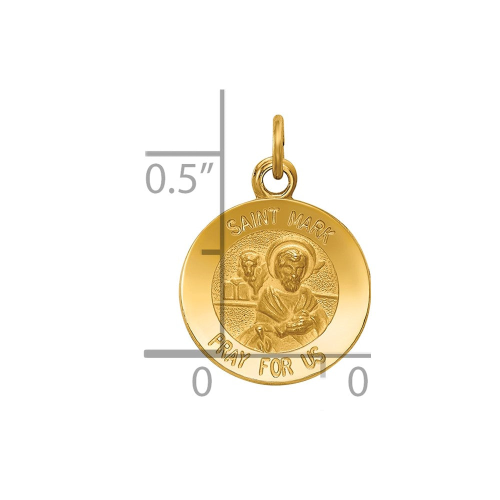 Charlie & Co Jewelry | 14k Saint Mark Medal Charm - Model XR627