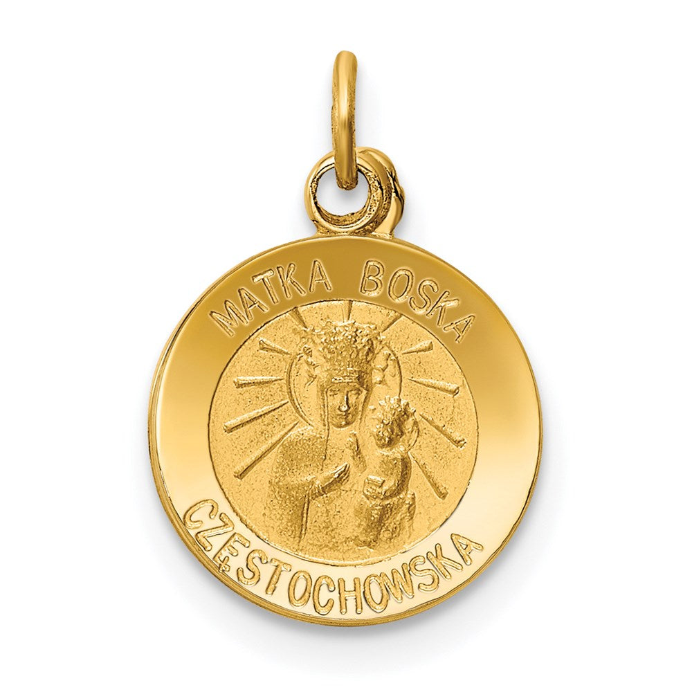 Charlie & Co Jewelry | 14k Matka Boska Medal Charm - Model XR654