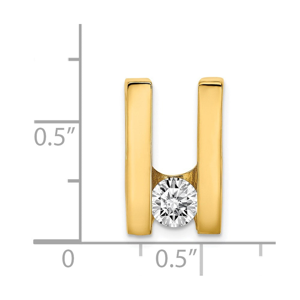 Charlie & Co Jewelry | 14k Aa 5.25mm Diamond Slide - Model XS225AA