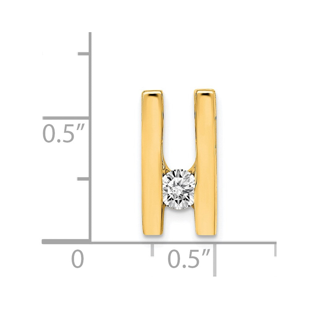 Charlie & Co Jewelry | 14k Aa 4.1mm Diamond Slide - Model XS226AA