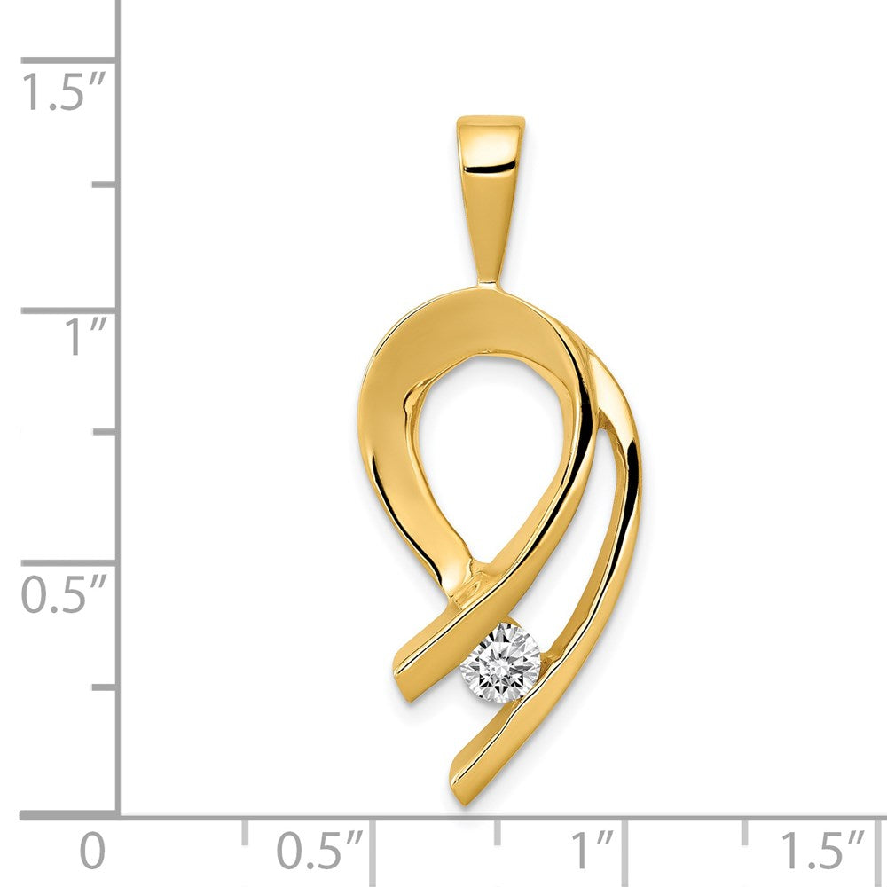 Charlie & Co Jewelry | 14k Holds 1-4mm Stone, Vs Diamond Slide - Model XS257VS