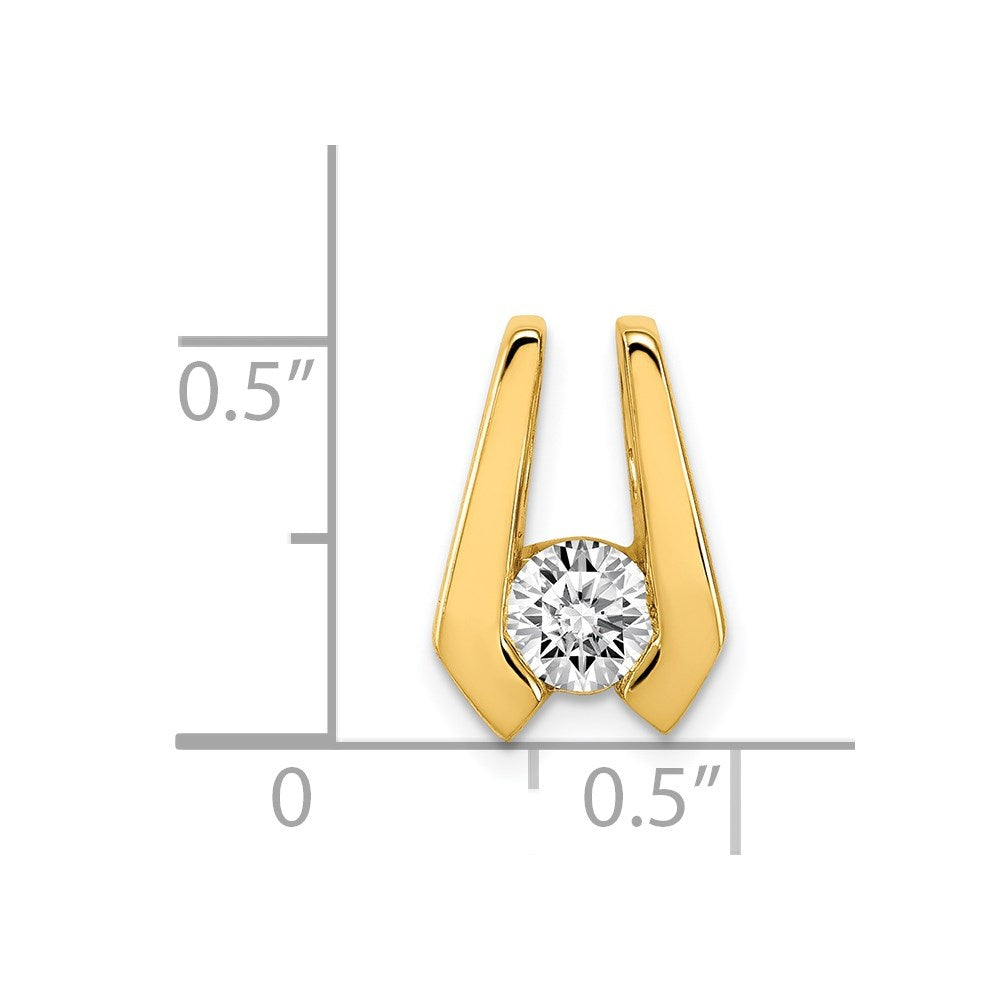 Charlie & Co Jewelry | 14k A 4.5mm Diamond Slide - Model XS503A