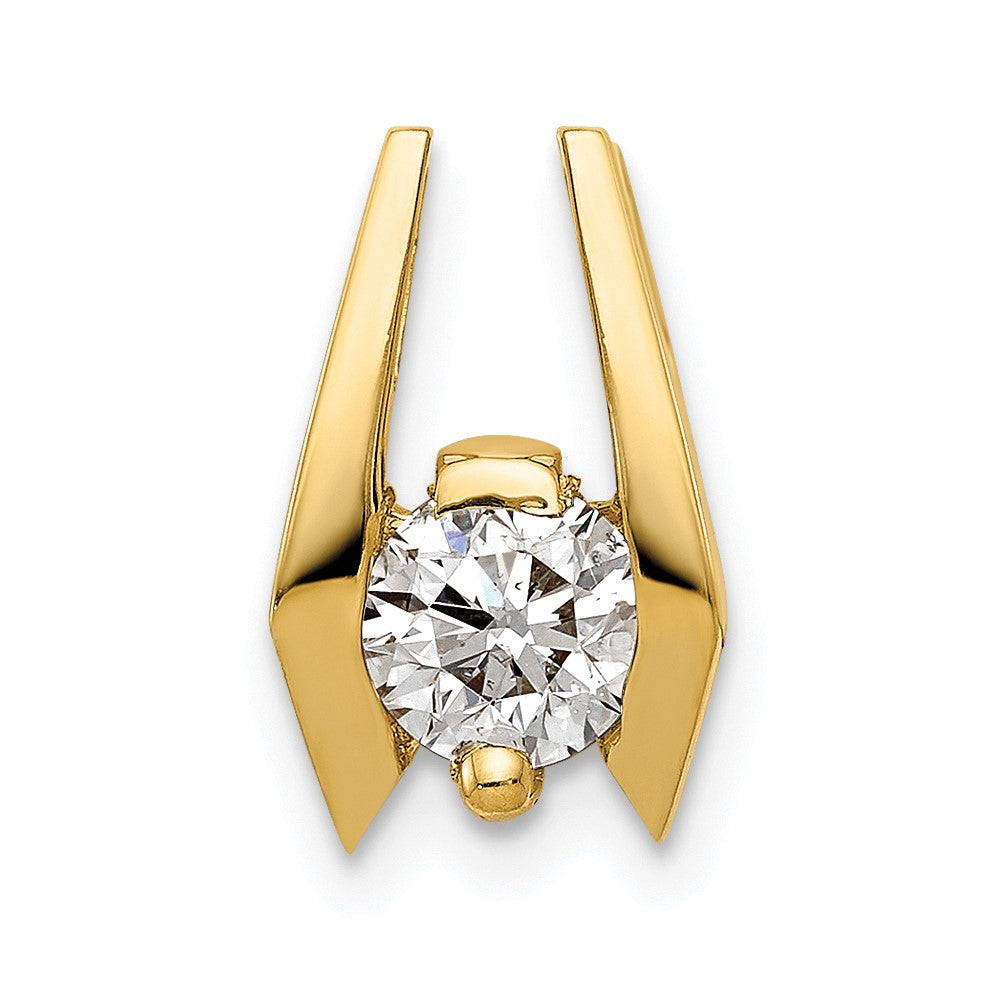 Charlie & Co Jewelry | 14k 5.25mm Vs Diamond Slide - Model XS659VS