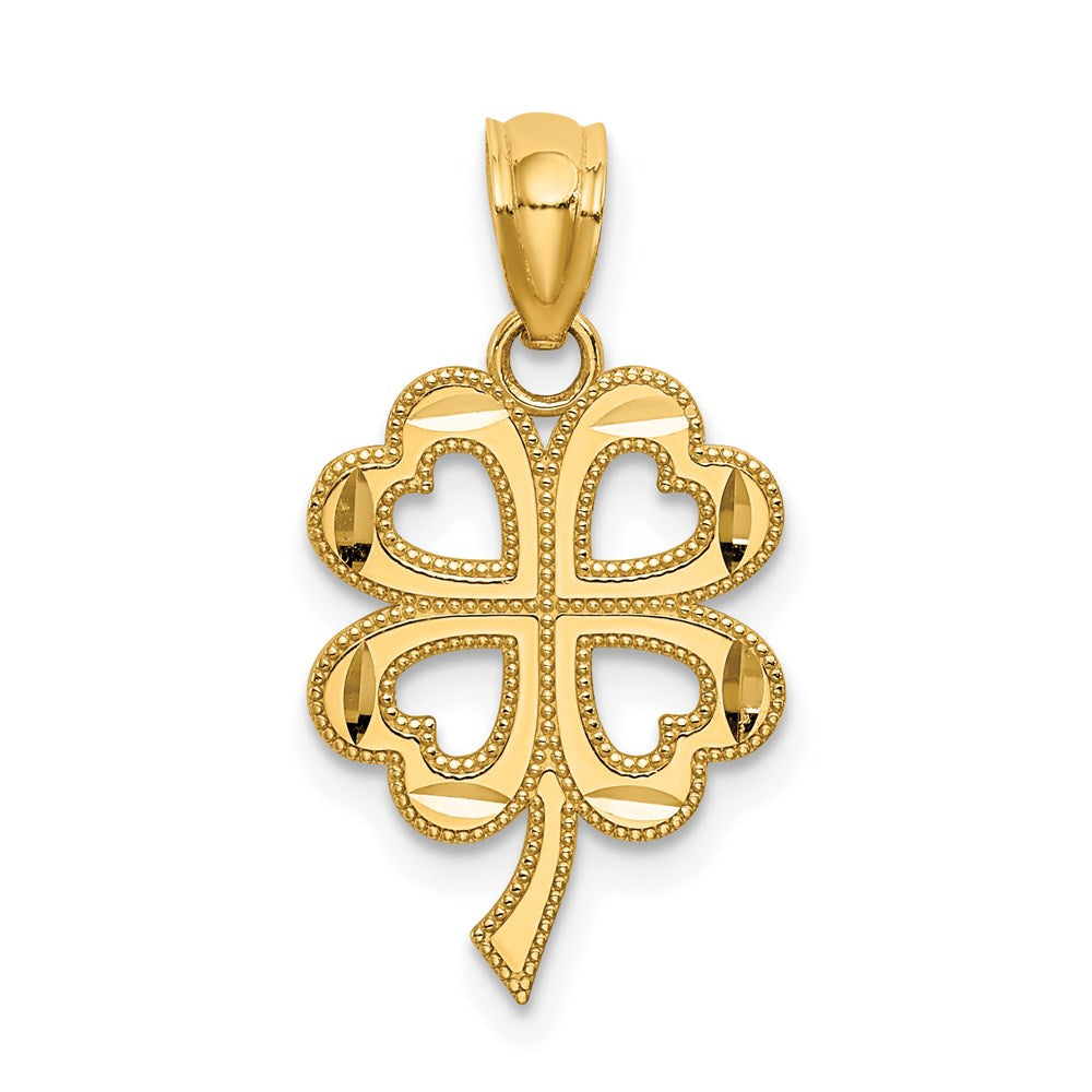 Charlie & Co Jewelry | 14k Four Leaf Clover Pendant - Model YC1035