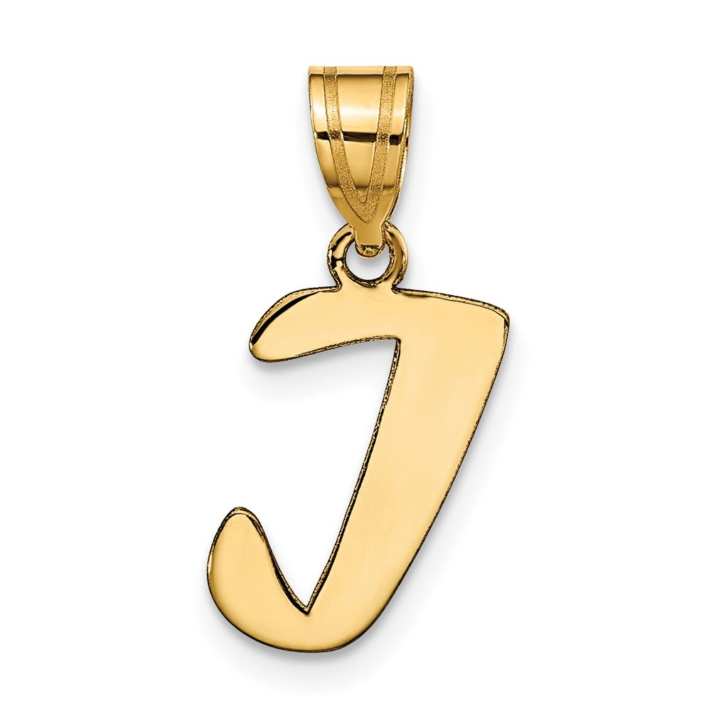 Charlie & Co Jewelry | 14k Polished Script Letter I Initial Pendant - Model YC1438I
