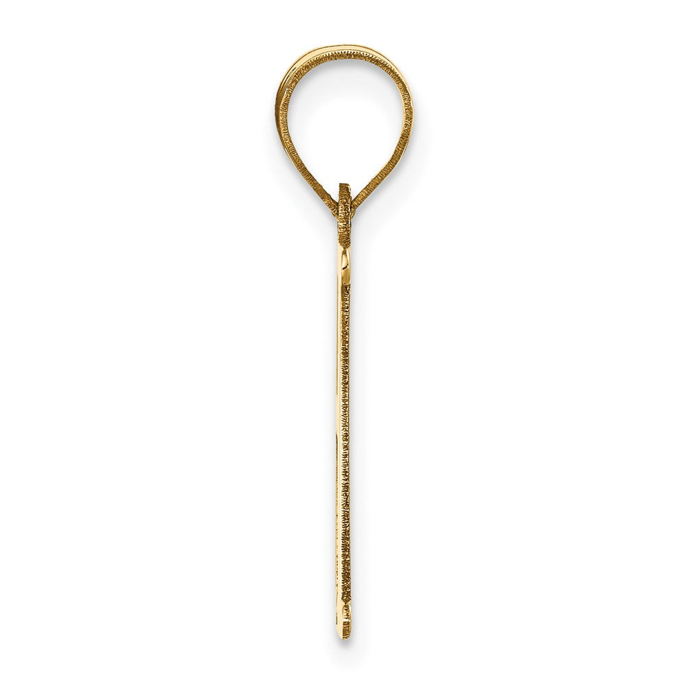 Charlie & Co Jewelry | 14k Polished Letter H Initial Pendant - Model YC1440H