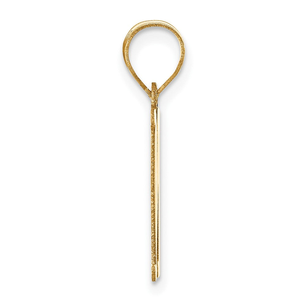 Charlie & Co Jewelry | 14k Polished Letter M Initial Pendant - Model YC1440M