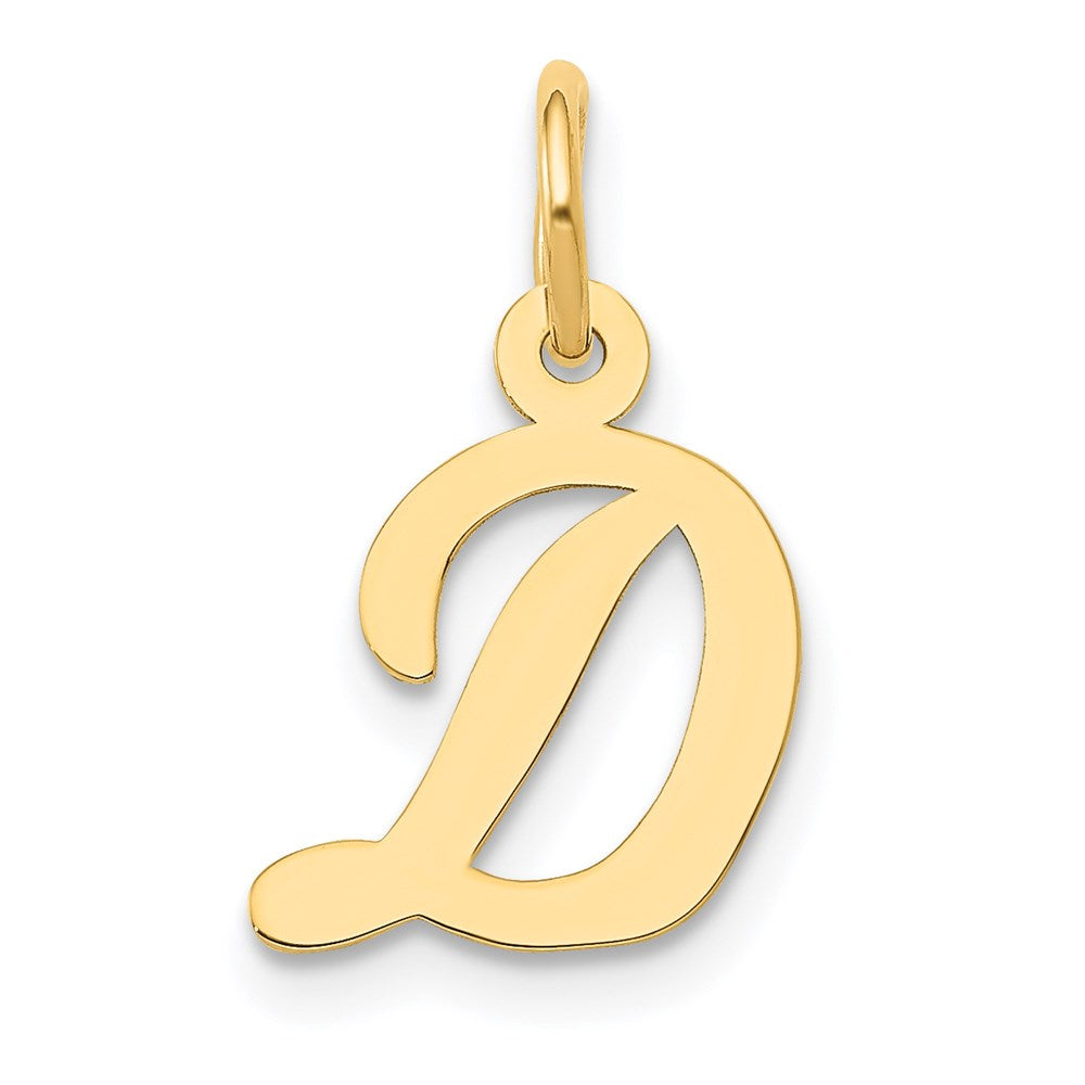 Charlie & Co Jewelry | 14k Small Script Letter D Initial Charm - Model YC658D