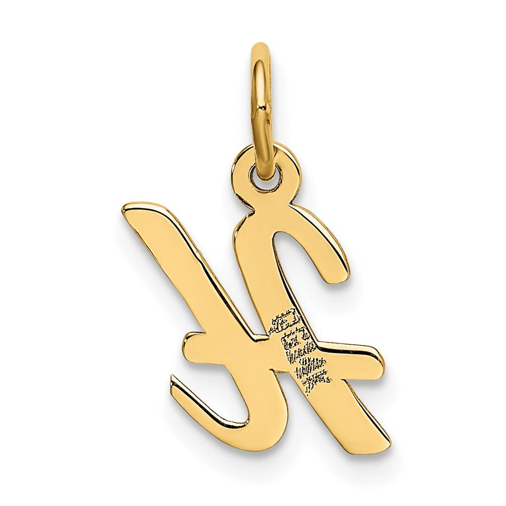 Charlie & Co Jewelry | 14k Small Script Letter H Initial Charm - Model YC658H