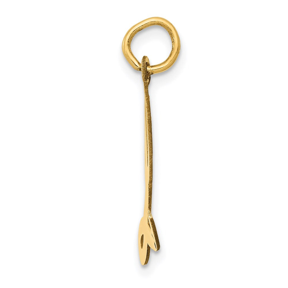 Charlie & Co Jewelry | 14k Large Script Letter L Initial Charm - Model YC662L