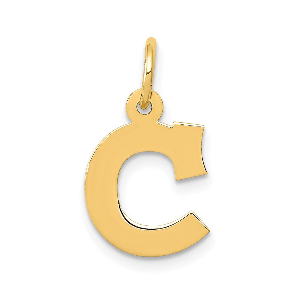 Charlie & Co Jewelry | 14k Small Block Letter C Initial Charm - Model YC664C