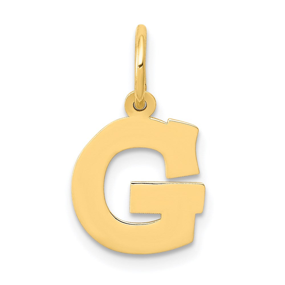 Charlie & Co Jewelry | 14k Small Block Letter G Initial Charm - Model YC664G