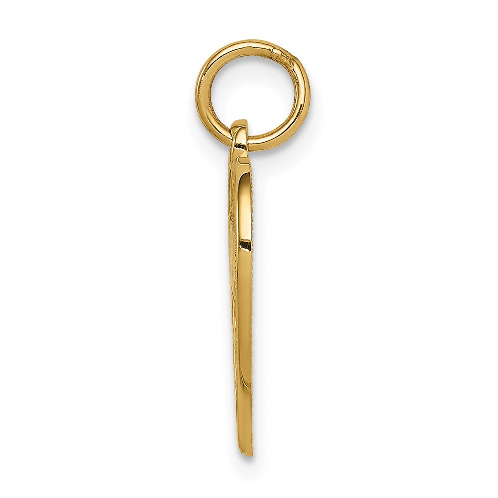 14k Grandma Heart Charm - Model C1709