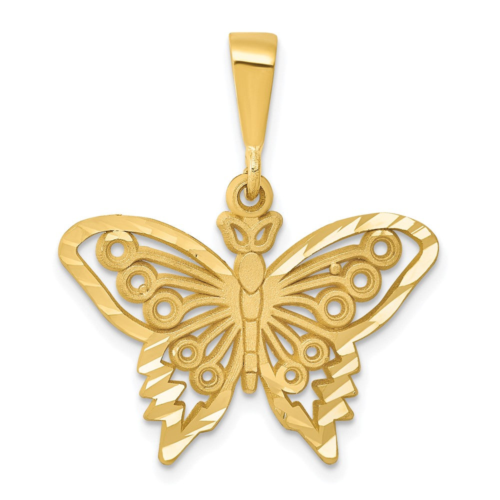 14k Butterfly Charm - Model C1849
