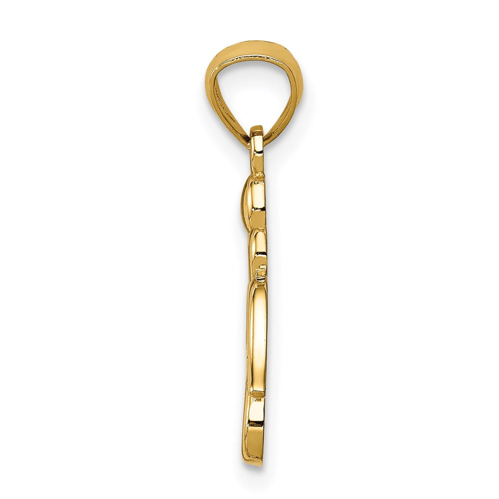 14k Angel Pendant - Model C4659 - Charlie & Co. Jewelry