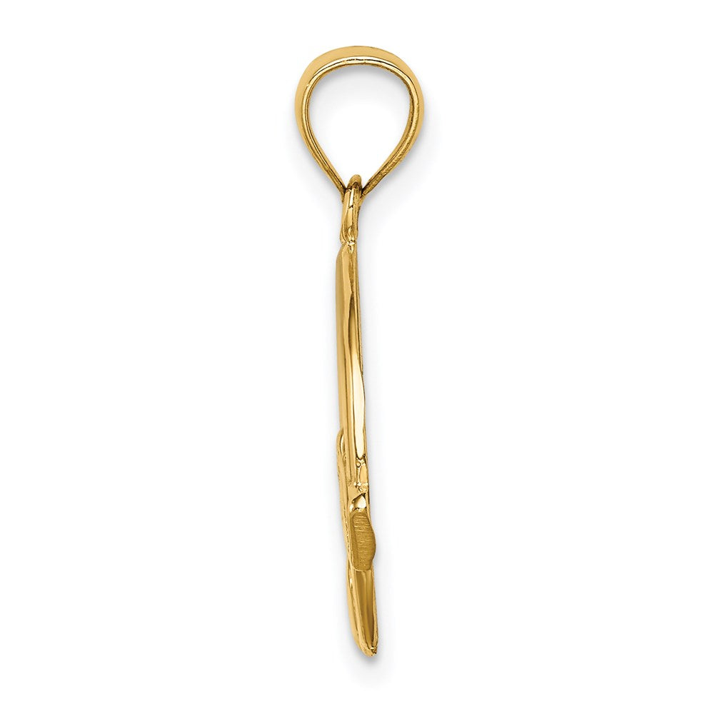 14k Claddagh Pendant - Model C4719 - Charlie & Co. Jewelry