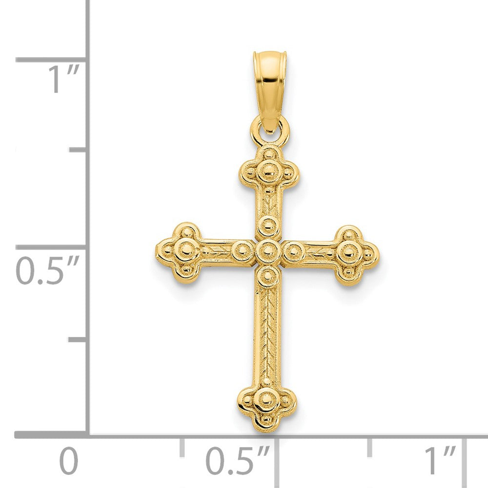 14k Fancy Cross Pendant - Model D5134