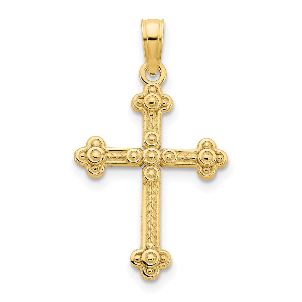 14k Fancy Cross Pendant - Model D5134