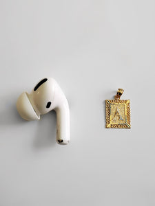 Gold Letter A Pendants | A-Z Gold Pendants - Charlie & Co. Jewelry