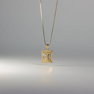 Gold Letter M Pendants | A-Z Gold Pendants - Charlie & Co. Jewelry
