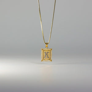 Gold Letter K Pendants | A-Z Gold Pendants - Charlie & Co. Jewelry