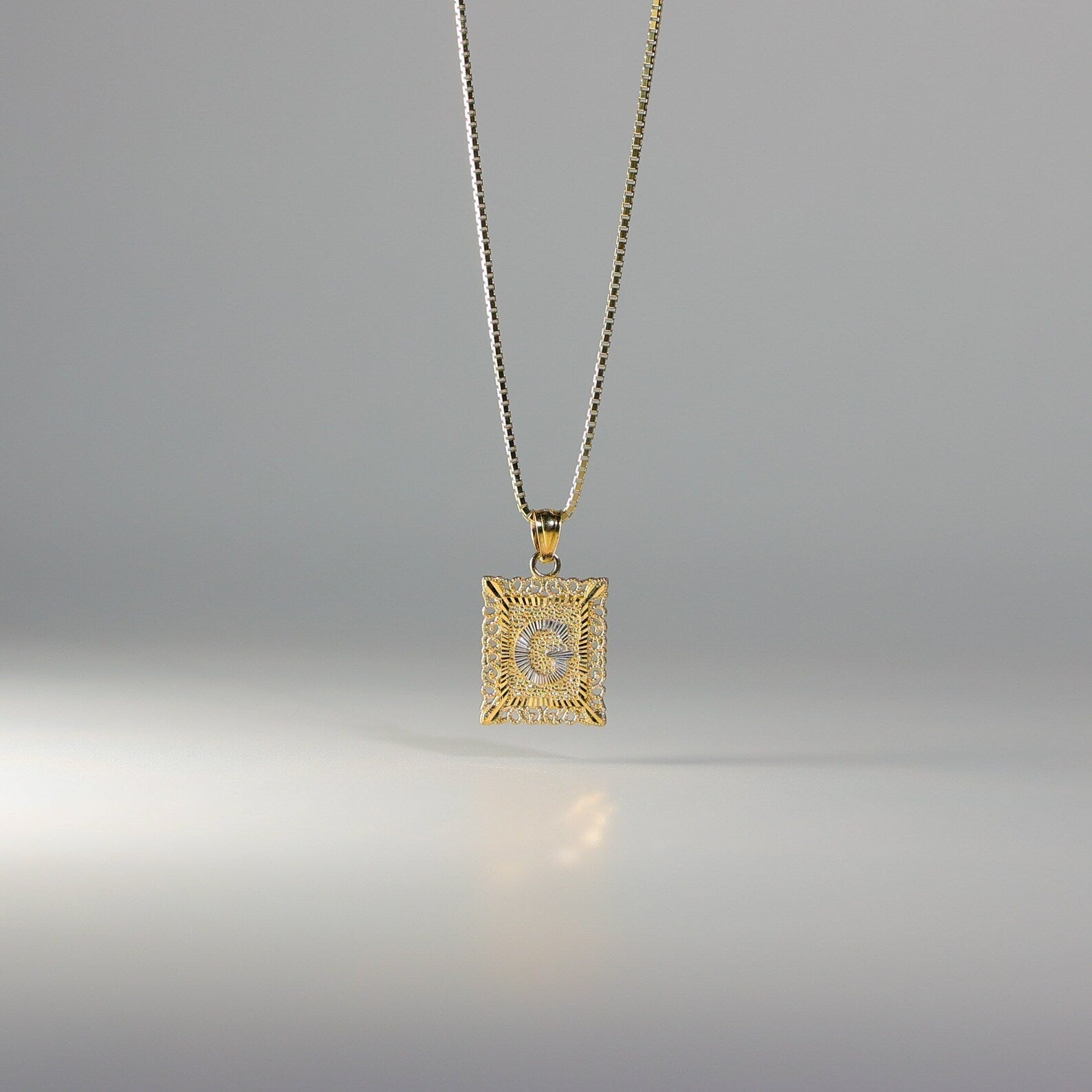 Gold Letter G Pendants | A-Z Gold Pendants - Charlie & Co. Jewelry