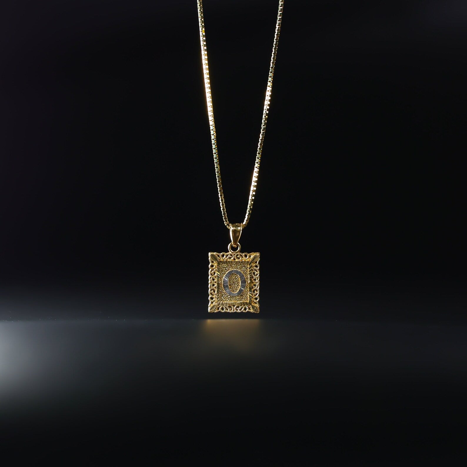 Gold Letter O Pendants | A-Z Gold Pendants - Charlie & Co. Jewelry