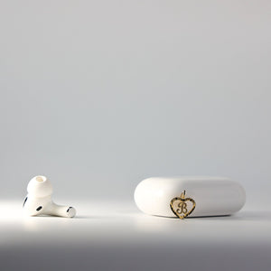 Gold Heart-Shaped Letter B Pendant | A-Z Pendants - Charlie & Co. Jewelry