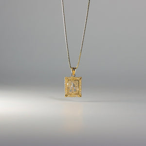 Gold Letter A Pendants | A-Z Gold Pendants - Charlie & Co. Jewelry