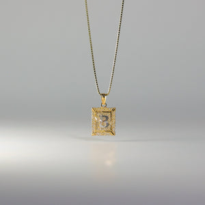 Gold Letter B Pendants | A-Z Gold Pendants - Charlie & Co. Jewelry