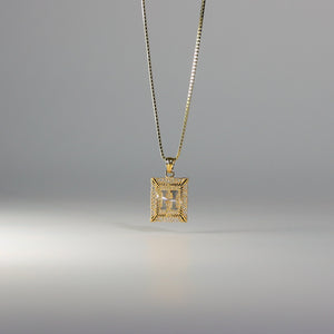 Gold Letter H Pendants | A-Z Gold Pendants - Charlie & Co. Jewelry