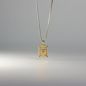 Gold Letter F Pendants | A-Z Gold Pendants - Charlie & Co. Jewelry