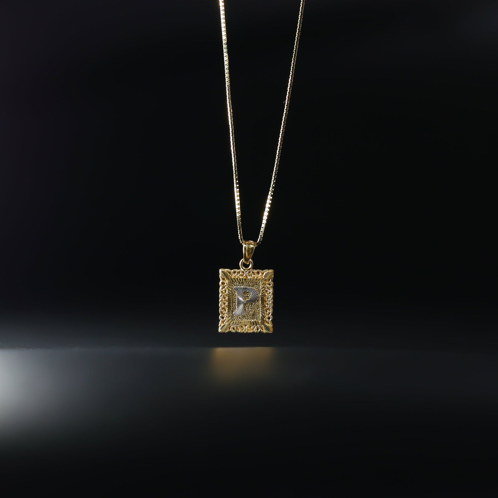 Gold Letter P Pendants | A-Z Gold Pendants - Charlie & Co. Jewelry