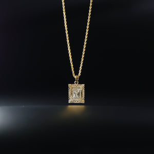 Gold Letter N Pendants | A-Z Gold Pendants - Charlie & Co. Jewelry