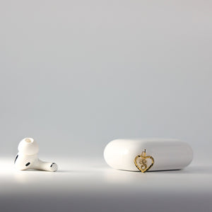 Gold Heart-Shaped Letter S Pendant | A-Z Pendants - Charlie & Co. Jewelry