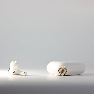 Gold Heart-Shaped Letter K Pendant | A-Z Pendants - Charlie & Co. Jewelry