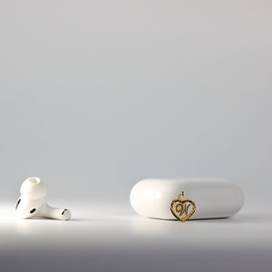 Gold Heart-Shaped Letter W Pendant | A-Z Pendants - Charlie & Co. Jewelry