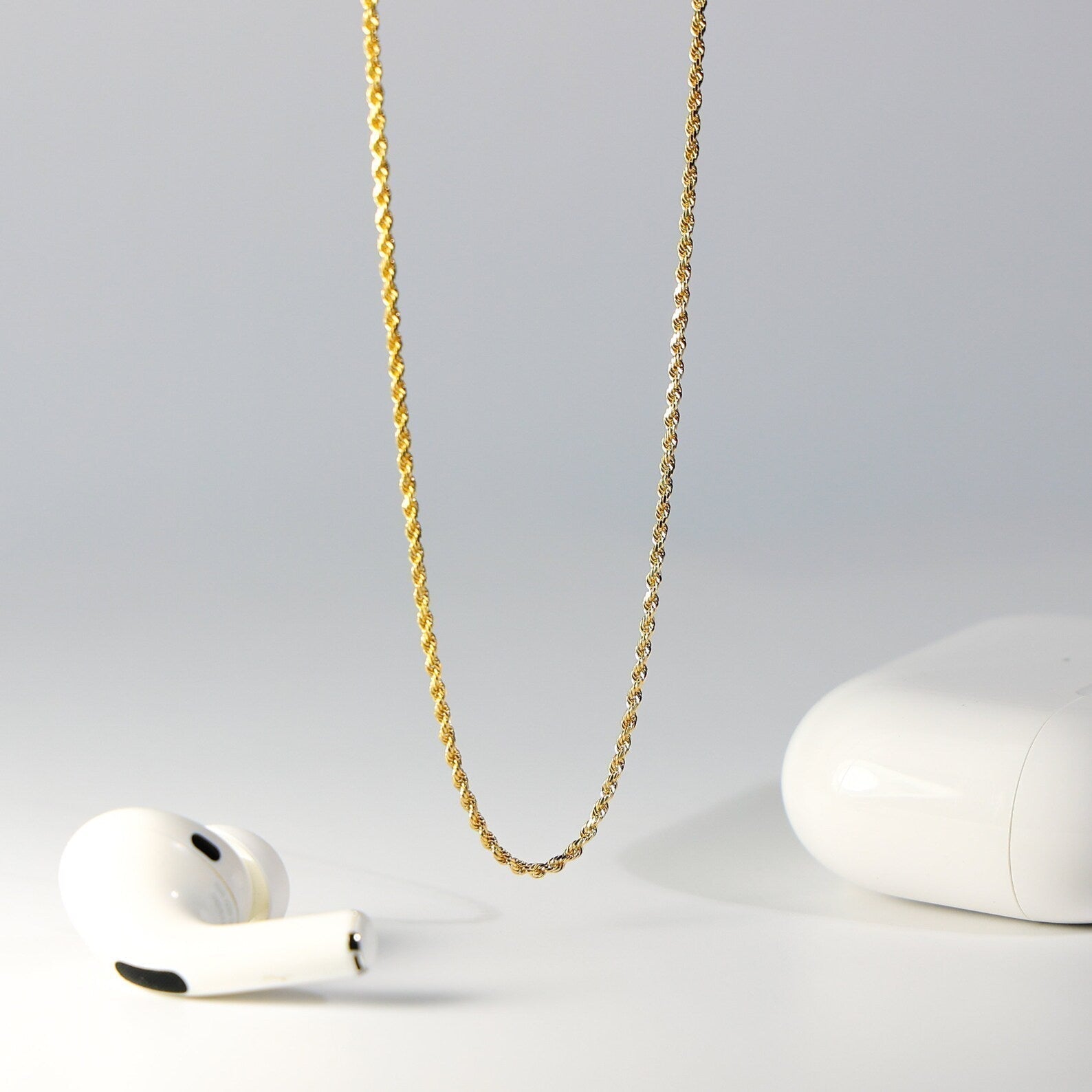 Gold Cubic Zirconia Letter Pendant | A-Z Pendants - Charlie & Co. Jewelry