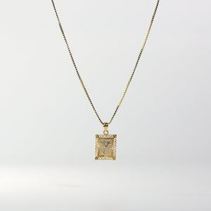 Gold Letter Y Pendants | A-Z Gold Pendants - Charlie & Co. Jewelry