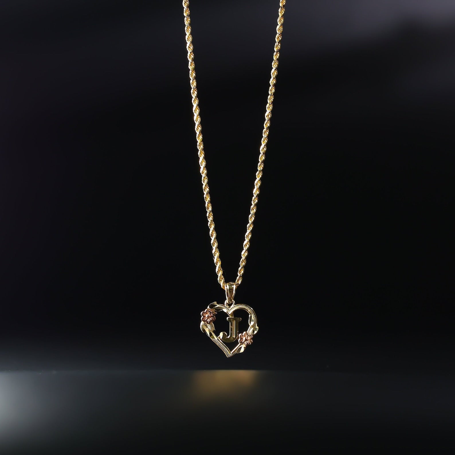 J deals heart necklace