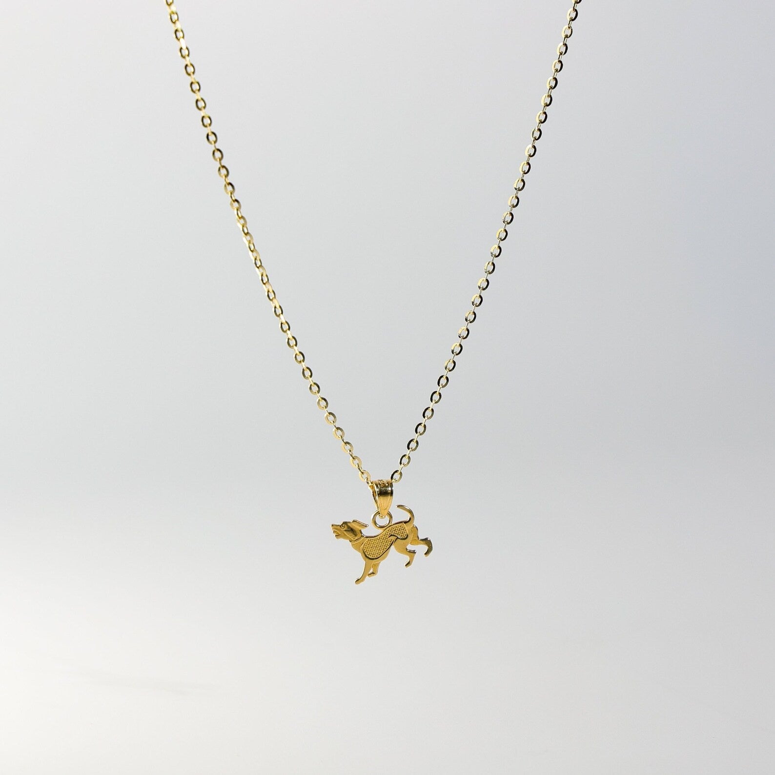 Gold Puppy Pendant Model-1658 - Charlie & Co. Jewelry