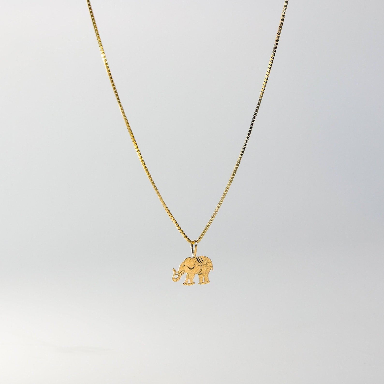 Gold Dainty Elephant Charm Model-1629 - Charlie & Co. Jewelry